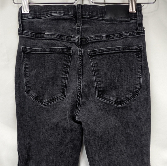 Madewell 10" High Rise Skinny Button Fly Jeans Sz 24 - Picture 2 of 11